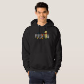 Gartengelbes Labrador Hoodie (Vorne ganz)