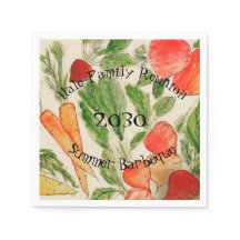 Gartengemüse Aquarell hell