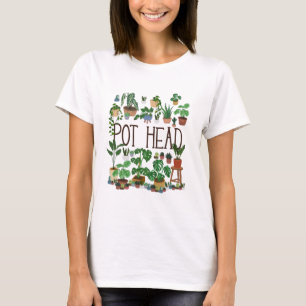 Gartengepflasterte Pflanze T-Shirt