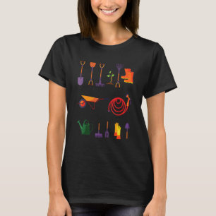 Gartengeräte Gärtner Gärtner Hobbygärtner T-Shirt
