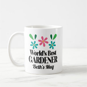 Gartengeschenk Welten Bester Gärtner Kaffeetasse