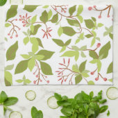 Gartengeschirrtuch mit heller Illustration Geschirrtuch (Gefaltet)