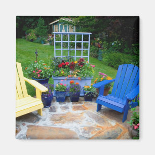 Gartengestaltungen in unserem Garten Sammamish, 4 Magnet