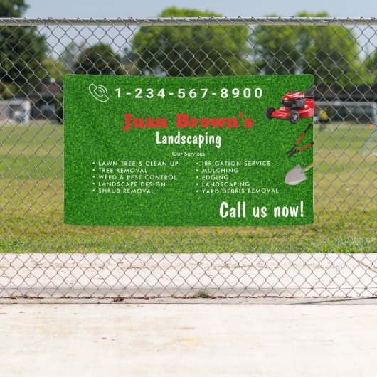 Gartengestaltungsdienste | Rasenpflege & Gartendes Banner (Insitu)