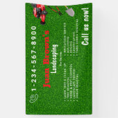 Gartengestaltungsdienste | Rasenpflege & Gartendes Banner (Vertikal)