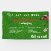 Gartengestaltungsdienste | Rasenpflege & Gartendes Banner (Horizontal)