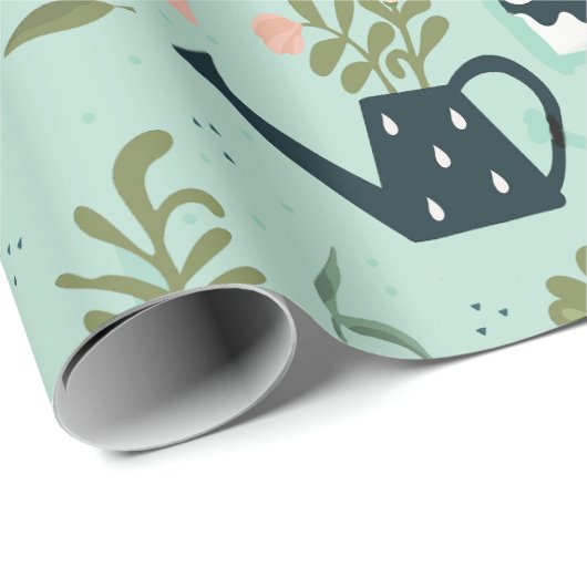 Gartengestaltungspapier Geschenkpapier (Rolleneckpunkt)