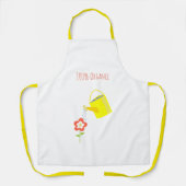 Gartengießen kann bunt funky sein schürze (Vorderseite)