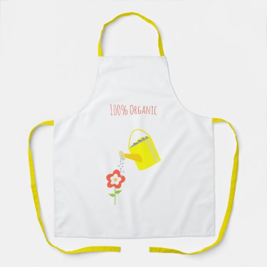 Gartengießen kann bunt funky sein schürze (Vorderseite)