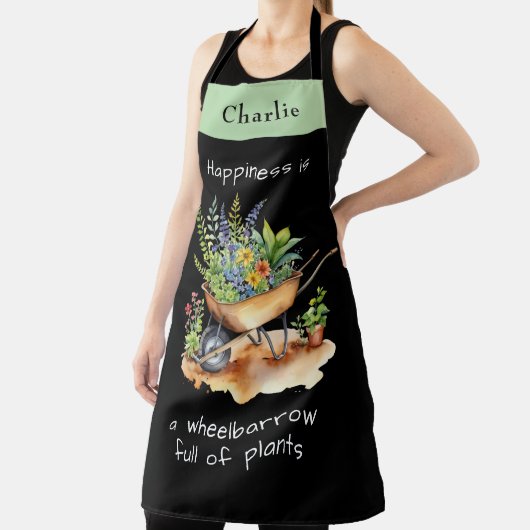 Gartenglücksangebot Blume-Schubkarre Schürze (InSitu)
