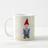 GartenGnome mit der Blumen-Tasse Kaffeetasse (Links)
