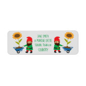 Gartengnome niedliches Gartenthema (Vorne)