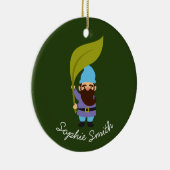 Gartengnome niedliches Gartenthema Keramik Ornament (Rechts)