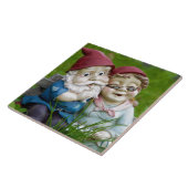 Gartengnomes-Paare Fliese (Seite)