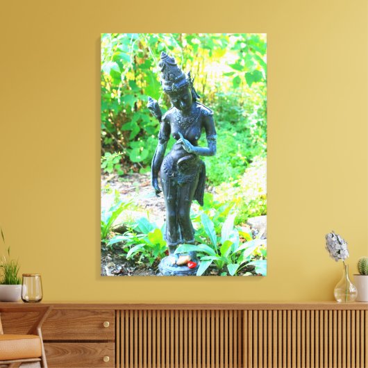 Gartengöttin gepackte Leinwand (Insitu (Wohnzimmer))