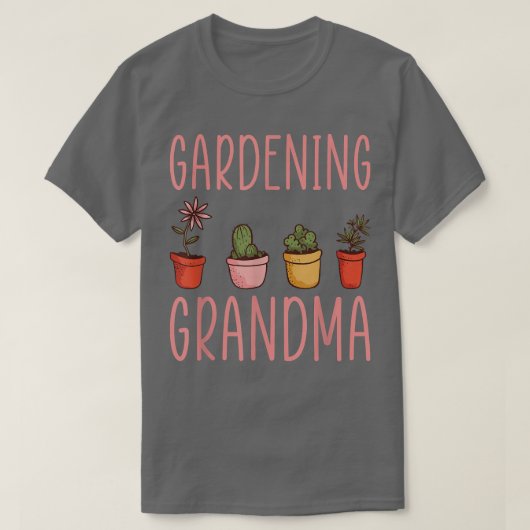 Gartengrandma Shirt Blumengarten Grandma (Design vorne)
