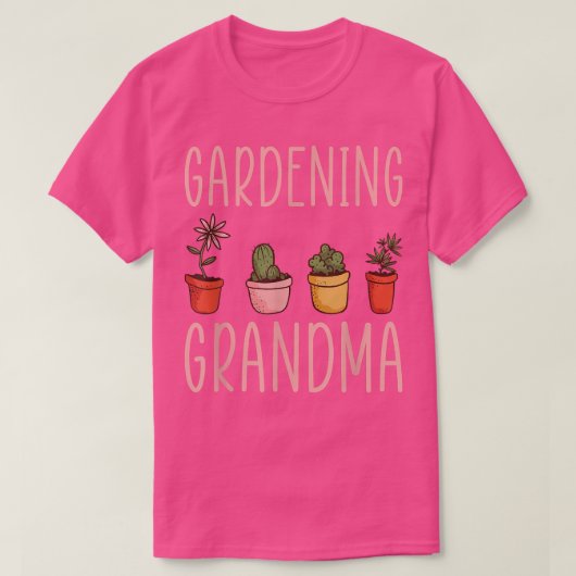 Gartengrandma Shirt Blumengarten Grandma (Design vorne)