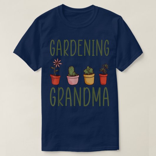 Gartengrandma Shirt Blumengarten Grandma (Design vorne)