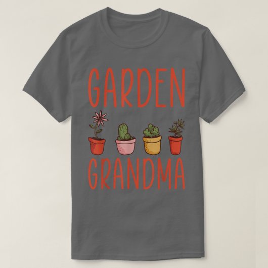 Gartengrandma Shirt Blumengarten Grandma (Design vorne)