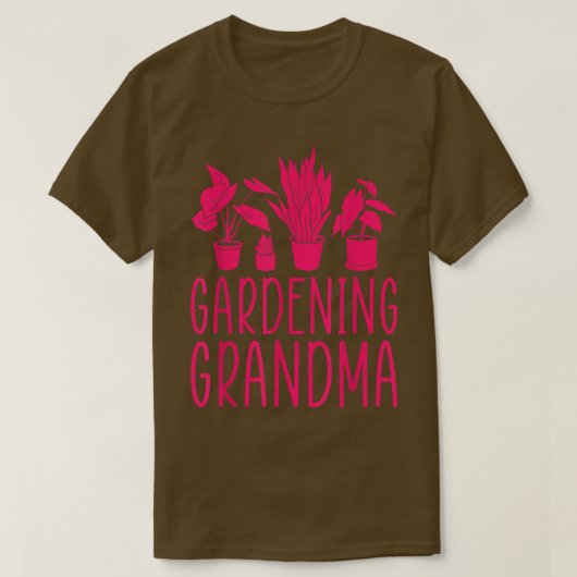 Gartengrandma Shirt Blumengarten Grandma (Design vorne)