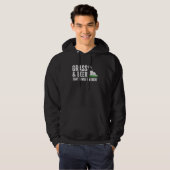 Gartengras und Bierrasen Hoodie (Vorne ganz)