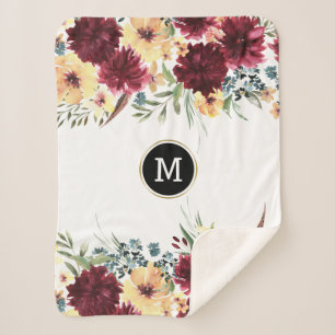 Gartengrenzen Blume tiefrot & gelb Sherpadecke