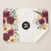 Gartengrenzen Blume tiefrot & gelb Sherpadecke (Vorderseite (Horizontal))