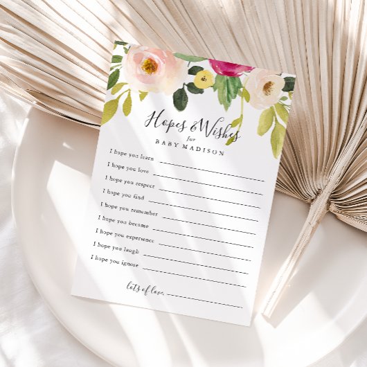 Gartengrill-Babydusche Postkarte