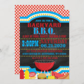 Gartengrill Einladung (Vorne/Hinten)