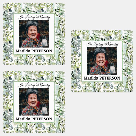 Gartengrün Blätter Beerdigung Adhesiv/wasserdicht Etiketten (Gruppe)