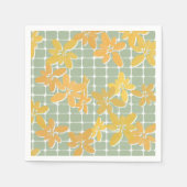 Gartengrüne Servietten (Vorderseite)