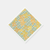 Gartengrüne Servietten (Ecke)