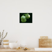 Gartengrüne Tomaten Poster (Küche)