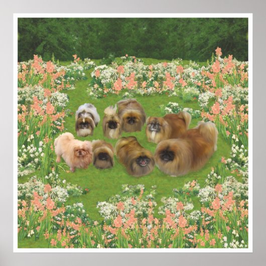 Gartengruppe Poster (Vorne)