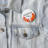 GartenGuru Orange Blume Button (Beispiel)