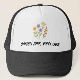 Gartenhaar, keine Sorge Truckerkappe