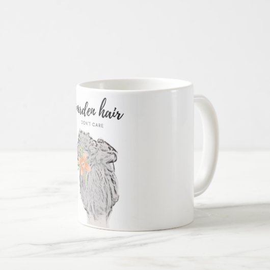 Gartenhaare Keine Sorge Tasse (VorderseiteRechts)