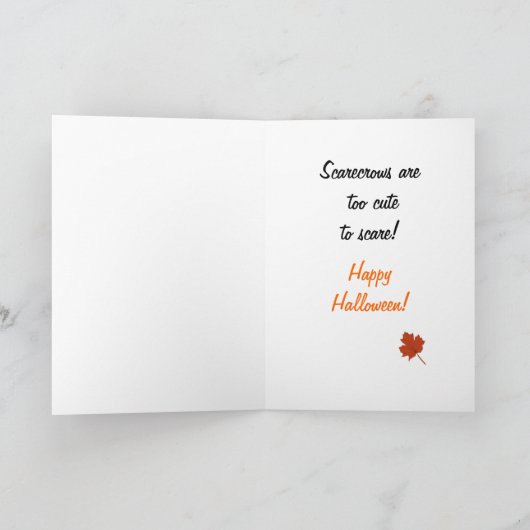 Gartenhalloween Karte (Innenseite)