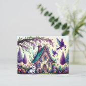 Gartenhase Postkarte. Postkarte (Stehend Vorderseite)