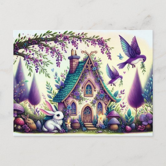 Gartenhase Postkarte. Postkarte (Vorderseite)