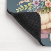 Gartenhaus-Schildkröte Aquarell Mousepad (Ecke)