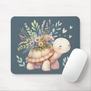 Gartenhaus-Schildkröte Aquarell Mousepad