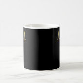 Gartenheartbeat Line Gold Kaffeetasse (Mittel)