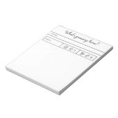 Gartenhelfer Notizblock (Rotiert)