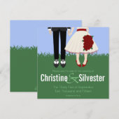 Gartenhochzeit, 5,25x5,25 Save the Date (Vorne/Hinten)