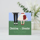 Gartenhochzeit, 5,25x5,25 Save the Date (Stehend Vorderseite)