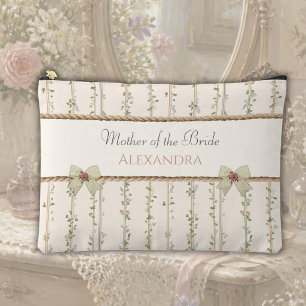 Gartenhochzeit Brautmutter Make-up-Tasche Zubehörtasche