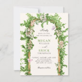 Gartenhochzeit Einladung (Vorderseite)