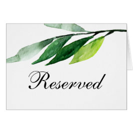 Gartenhochzeit vorbehaltenes Zeichen. Grüne Blätte