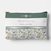Gartenhochzeit Wildblume Mutter der Braut Zubehörtasche (Vorderseite)